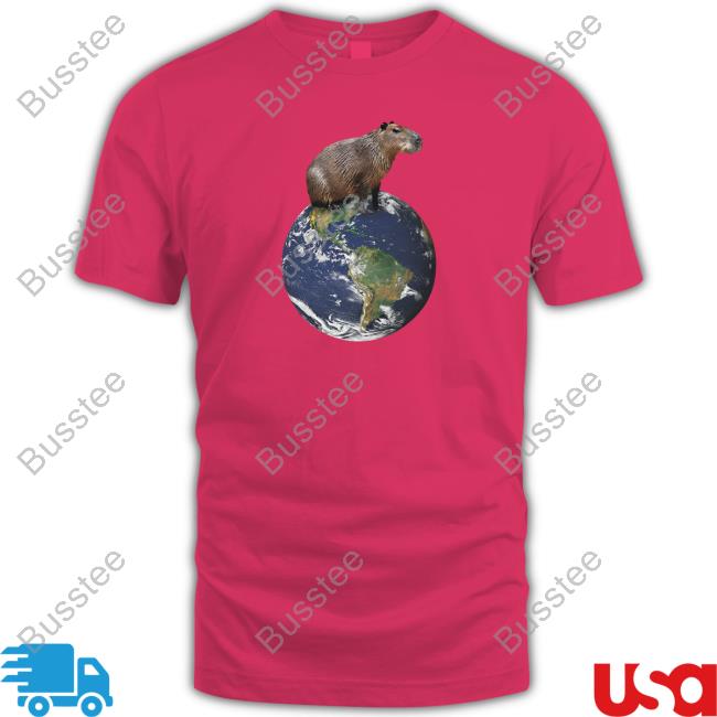 World Capybaraman Funny Shirt