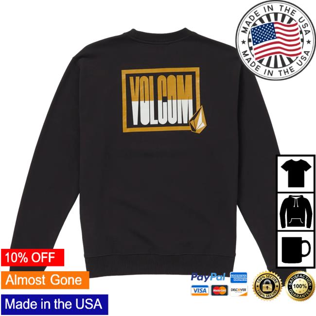 Official Volcom Apparel Clothing Watanite Hoodies Black Volcom Merch Store Shop