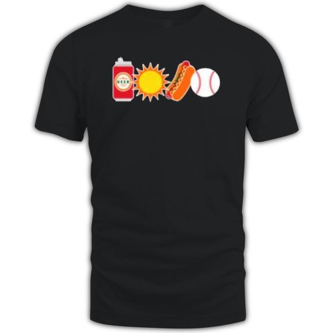 Beer Sun Sausages Baseball Chicago shirt
