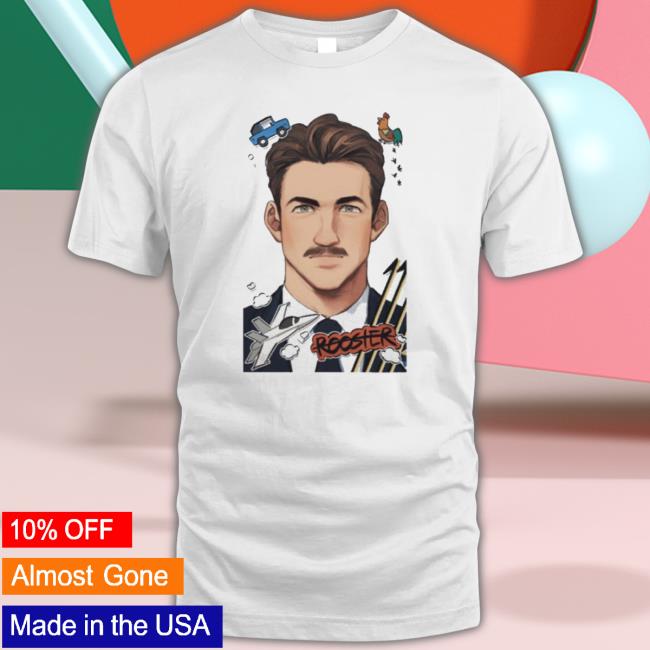 Official Top Gun Maverick Rooster Manga Style T-shirt