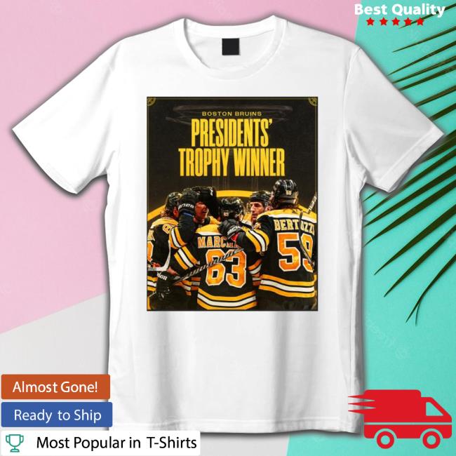 Boston Bruins 2022-23 Presidents’ Trophy Winner Poster Shirt