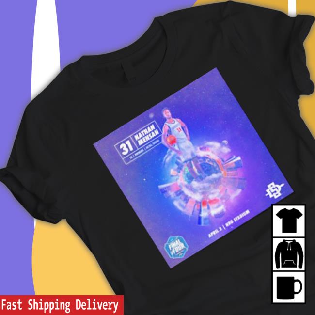 Official Sdsu Athletics Nathan Mensah Final Four April 3 Nrg Stadium Shirt