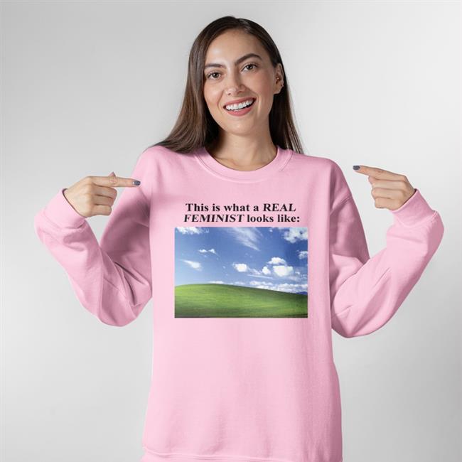This Is What Real Feminist Looks Like White Hoodie