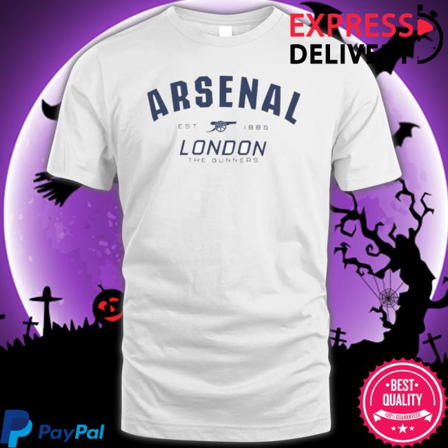 Arsenal Since 1886 White Gunners shirt