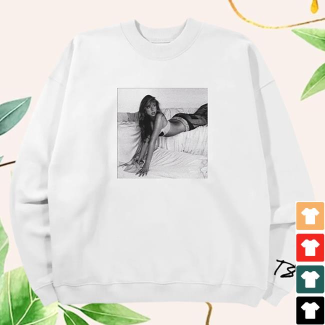 Official Tate Mcrae Merch Store T8 Baby Don't Get Greedy Hood White TateMcrae Clothing Shop