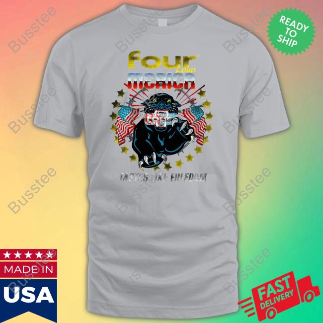Fourloko Store Four Loko America Panther Tee Shirt