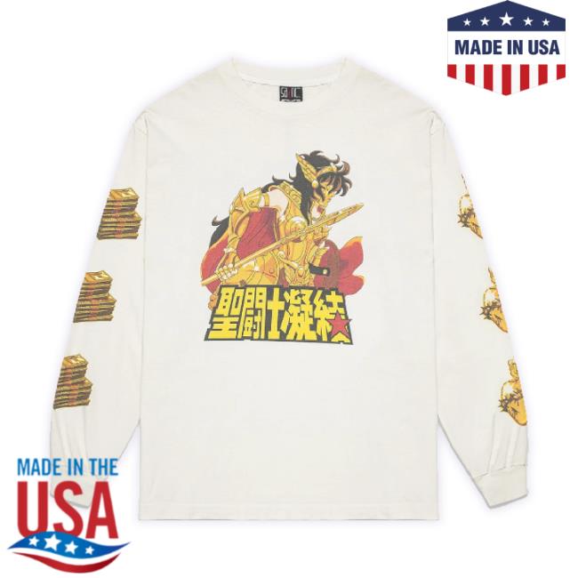Official Juice Store Clot X Saint Michael L/S Hoodie Sweatshirt (White)