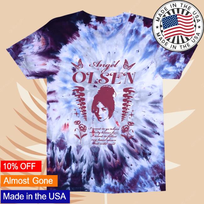 Official Hello Merch Angel Olsen Sister Tie Dye Tees AngelOlsen HelloMerch