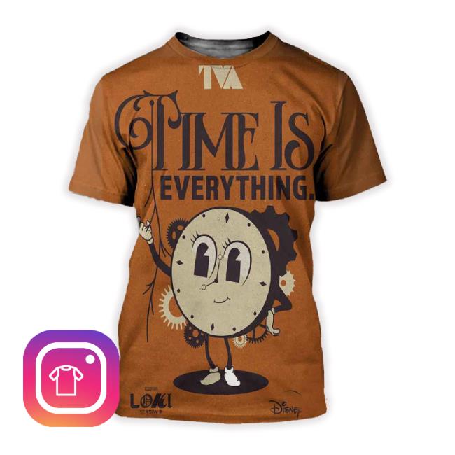 Trending Time Is Everything Miss Minutes Art By Sg Posters Loki Season 2 Marvel Studios All Over Print t-shirt, hoodie, tank top, sweater and long sleeve t-shirt
