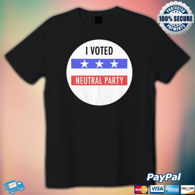 I Voted Neutral Party Long Sleeve Tee Shirt