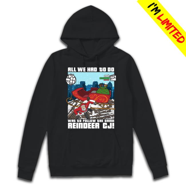 Reindeer Cj Christmas Grand Theft Auto Gta Long Sleeve