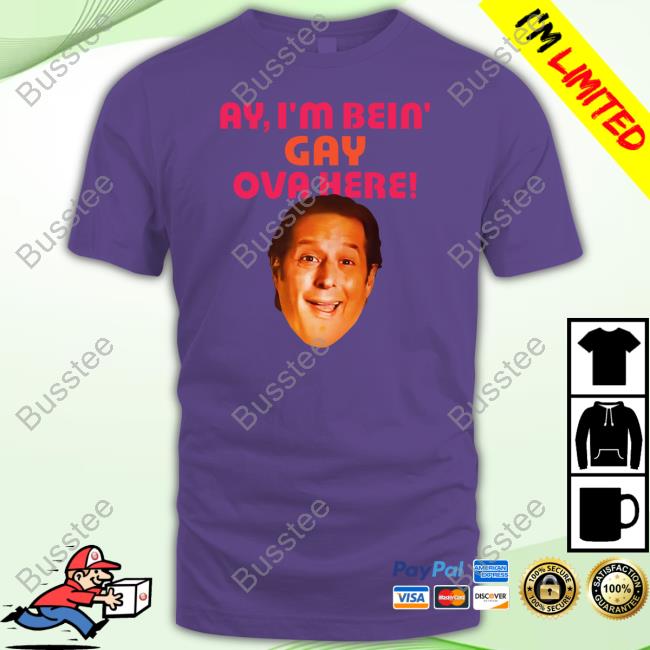 Official Sean Rinaldi Ay I'm Bein Gay Over Here Long Sleeve T Shirt