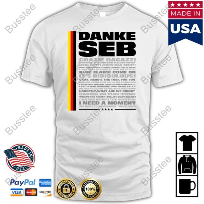 Wtf1 Shop Danke Seb Grazie Ragazzi Shirts