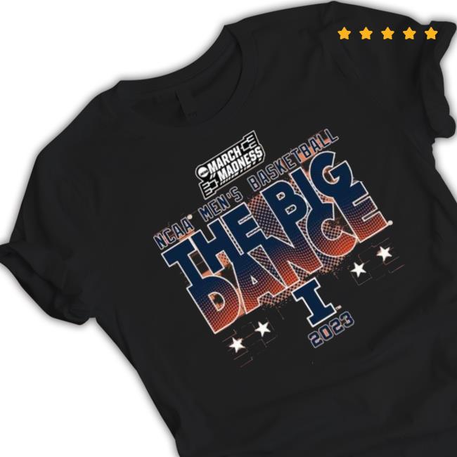 Illinois Ncaa Men’S Basketball The Big Dance March Madness 2023 Shirt
