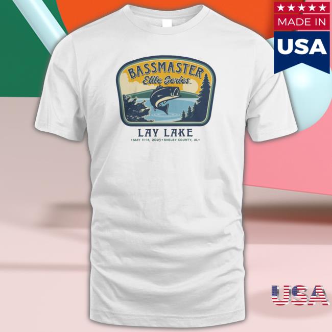 Bassmaster Elite Series Badge Lay Lake shirt, hoodie, tank top, sweater and long sleeve t-shirt