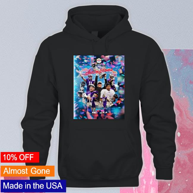 Congratulations Washington Football 2022 Valero Alamo Bowl Champions Hoodie Congratulations Washington Football 2022 Valero Alamo Bowl Champions Crewneck Sweatshirt