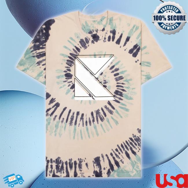 Official Kaskade Spring Blue Tie Dye Tee