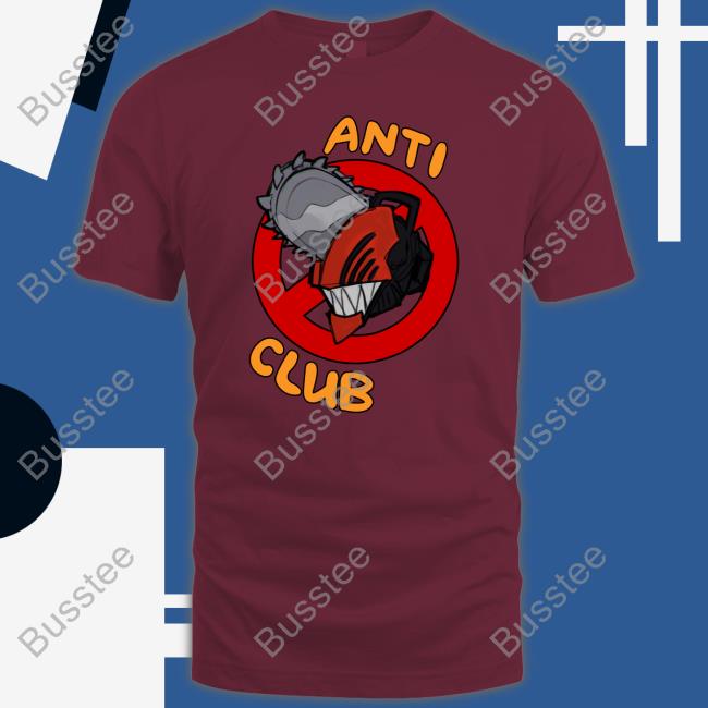 Japanese Chain Saw Man Anti Club Tee Shirt Lavelis