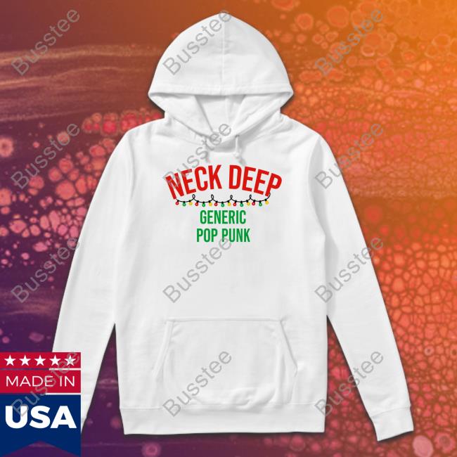 Neck Deep Merch Store Neck Deep Generic Pop Punk Christmas Sweatshirt Neckdeepuk