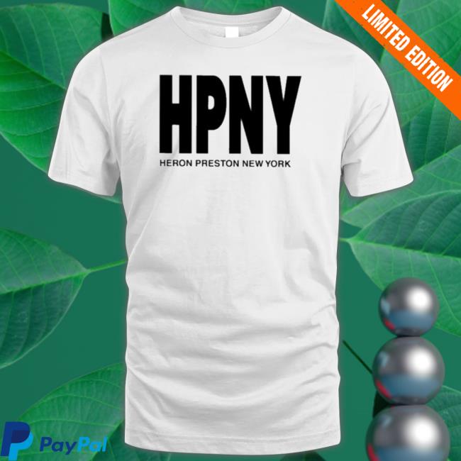 Official Hpny Heron Preston New York T- shirt