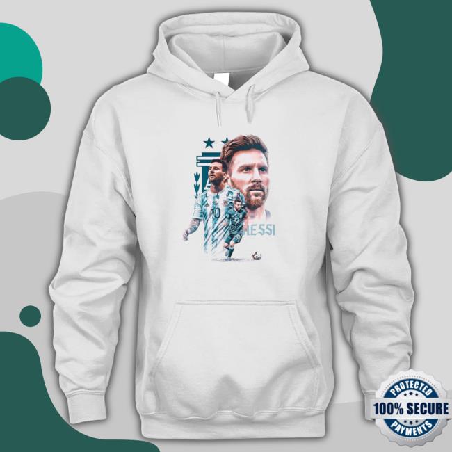 World Cup 2022 Lionel Messi Aesthetic Argentina Player Hooded Sweatshirt