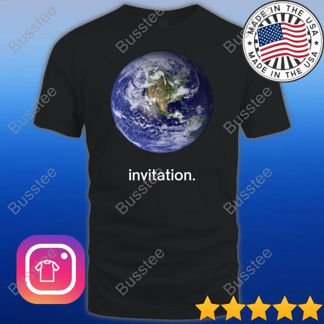 Seb Invitation Earth Kymillman Shirt