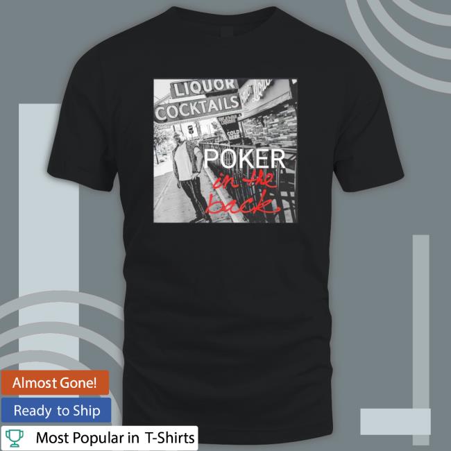 Liquor Cocktails And Poker In The Back Hooded Sweatshirt