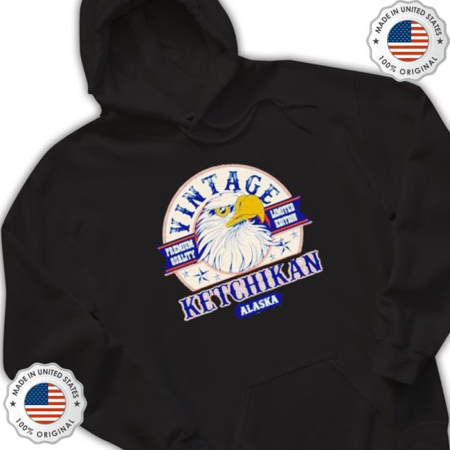 Vintage Premium Quality Ketchikan Alaska Hoodie