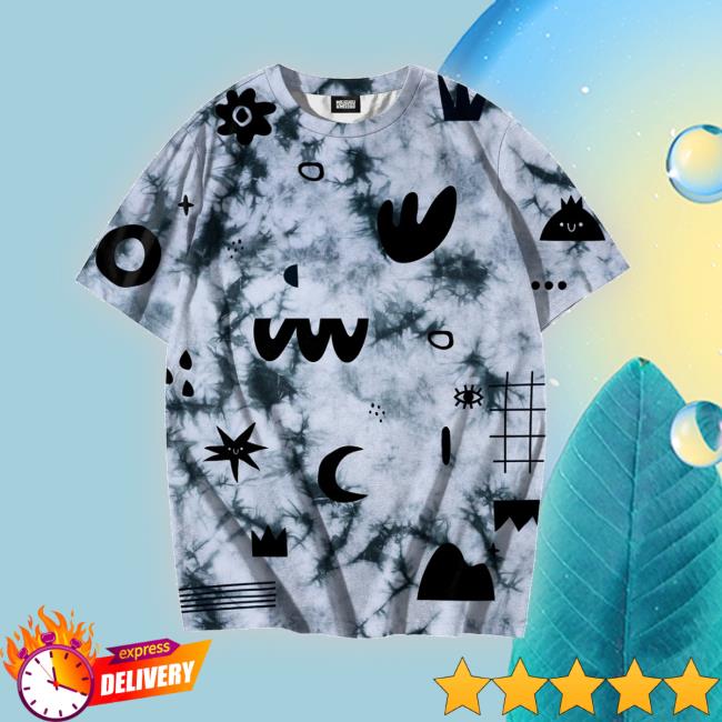 Official Funky Tie Dye Mens Oversize New Shirt