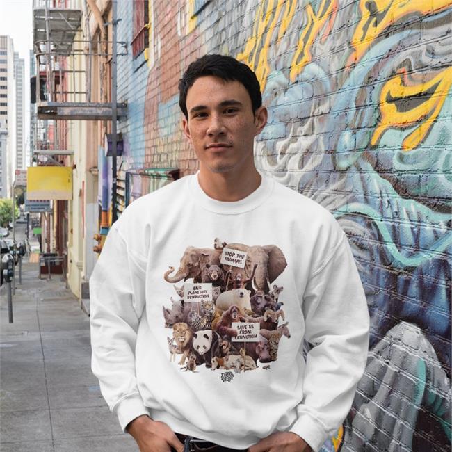 Stop The Humans End Planetary Destruction Save Us From Extinction T Shirts
