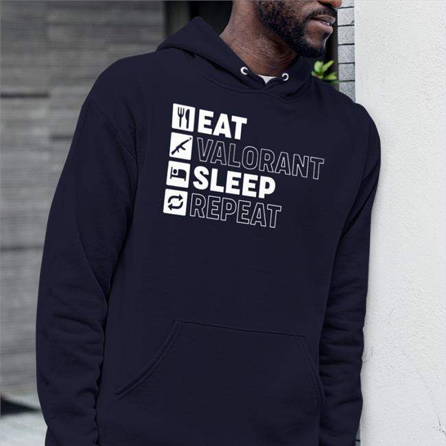 Eat Valorant Sleep Repeat Sweatshirt