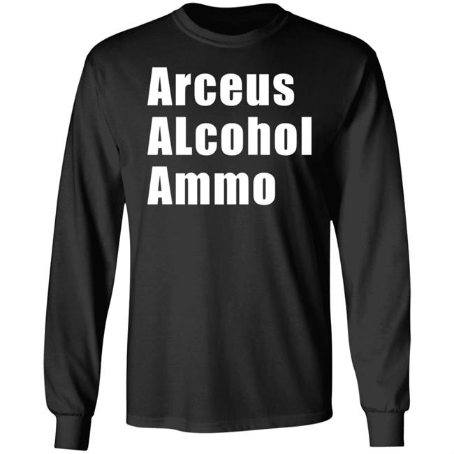 Arceus Alcohol Ammo Shirt Pokepolitics Merch PokePolitics Shirt Zachbsullivan