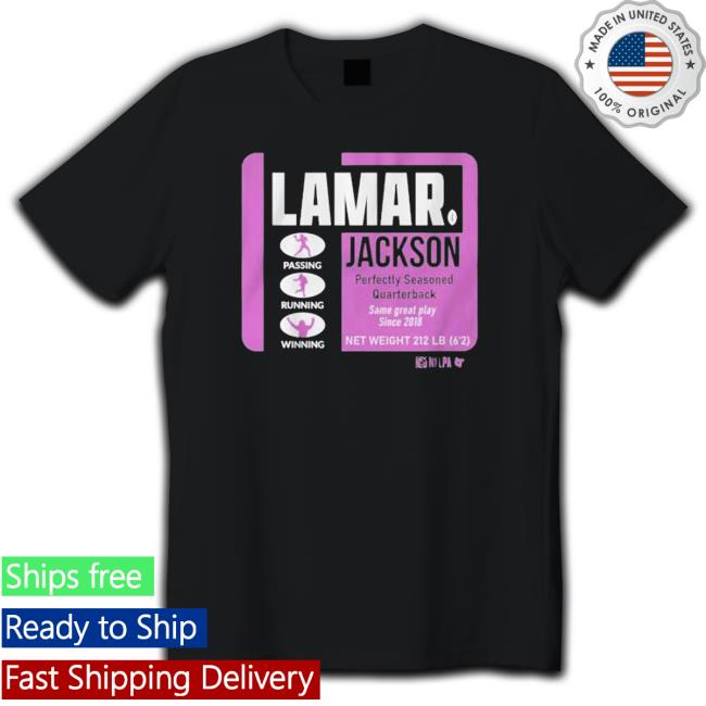 Lamar Jackson Perfectly Seasoned Shirts