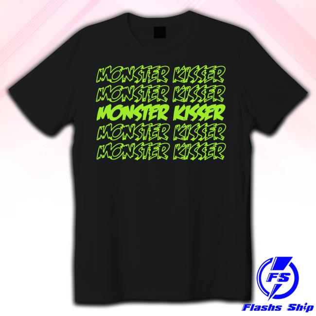Artbyscragster Monster Kisser Funny T Shirt