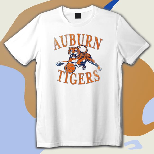 The Throwback Auburn Tiger Basketball Hooded Sweatshirt The Throwback Auburn Tiger Basketball Sweatshirts