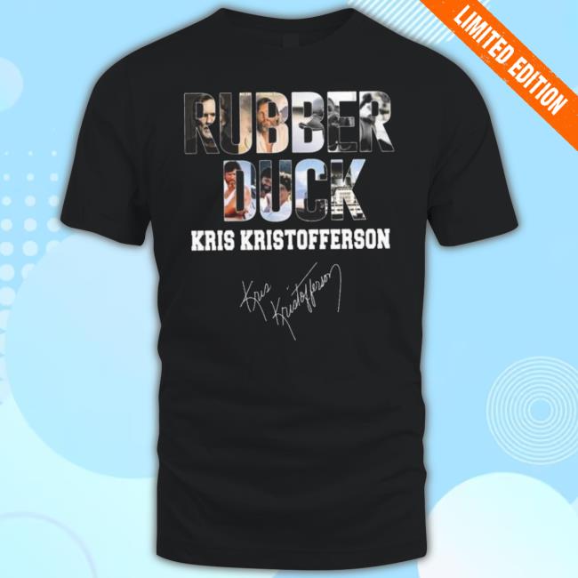 Rubber Duck Kris Kristofferson Signature 2023 Hoodie