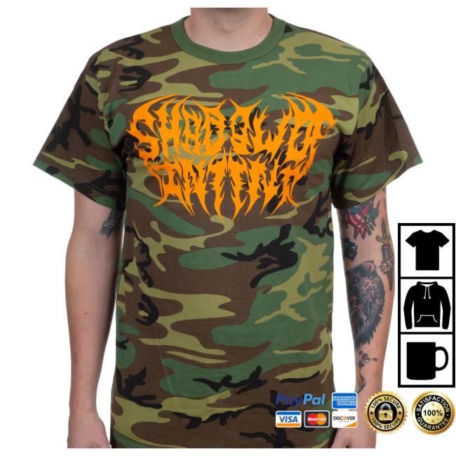 Official Indie Merch Store Shadow Of Intent Camo Logo Shirt Indiemerchstore