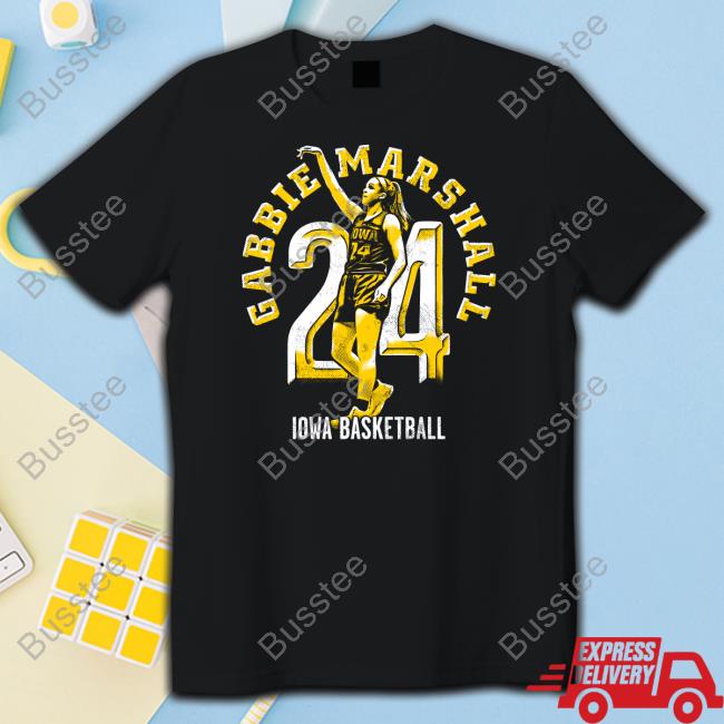 The Iowa Nil Store Gabbie Marshall Swish Hooded Sweatshirt Gabbie Marshall 24 Iowa Basketball Shirt