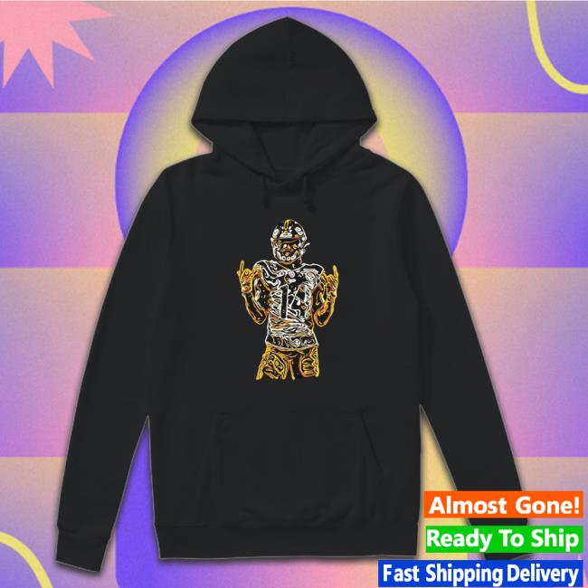 Black & Gold George Pickens Pittsburgh Steelers Hooded Sweatshirt