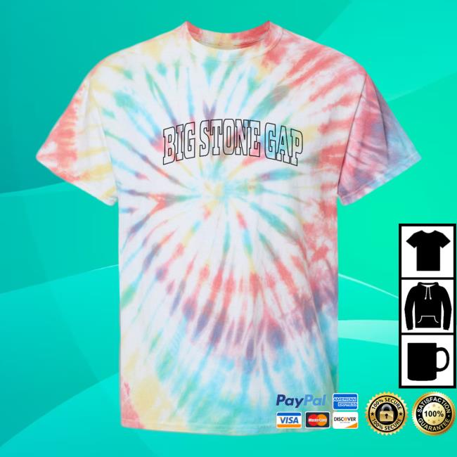 Official Hometown Apparel Clothing Merch Big Stone Gap Virginia Trendy Block Tie Dye Shirts Prism