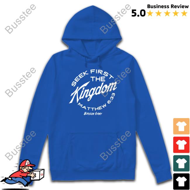 Seek First The Kingdom Matthew 6:33 Crewneck Sweatshirt