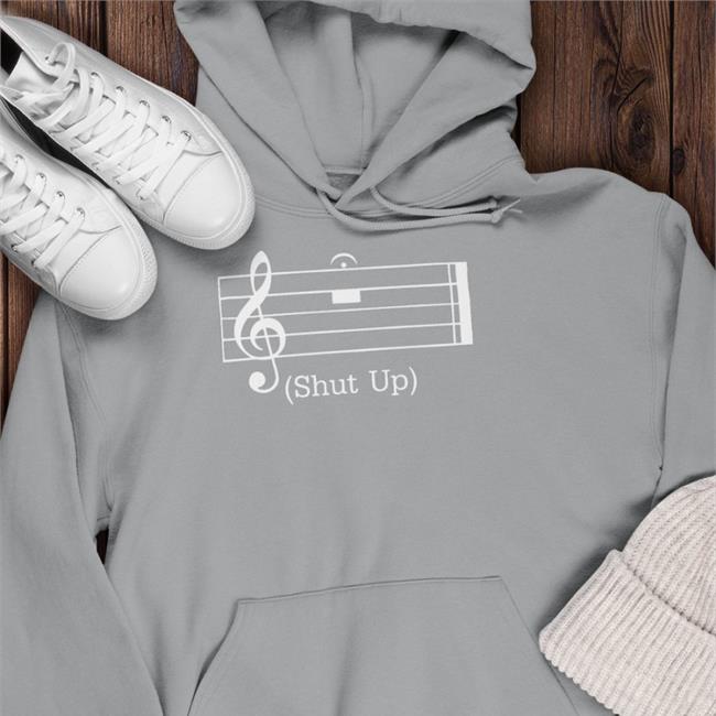 Threatening Music Notation Music Shut Up Shirt