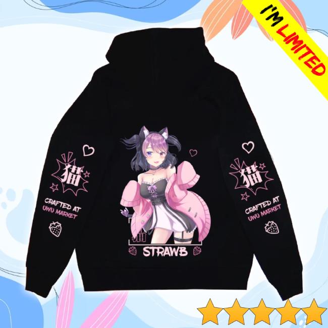 Official Uwumarket Merch Store Strawb Streetwear Long Sleeve Tee Uwumarket Shop