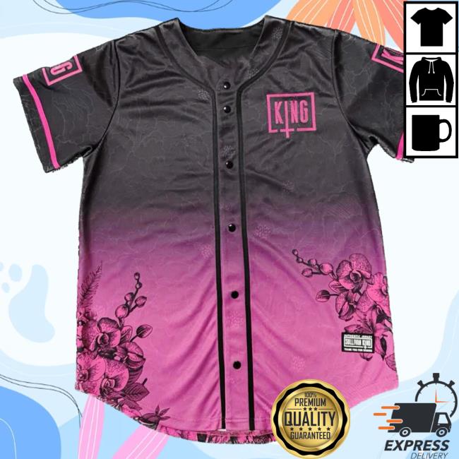 Official Sullivan King Merch 2023 "Return Of The King" Bassball Jersey Tees Venomous Pink