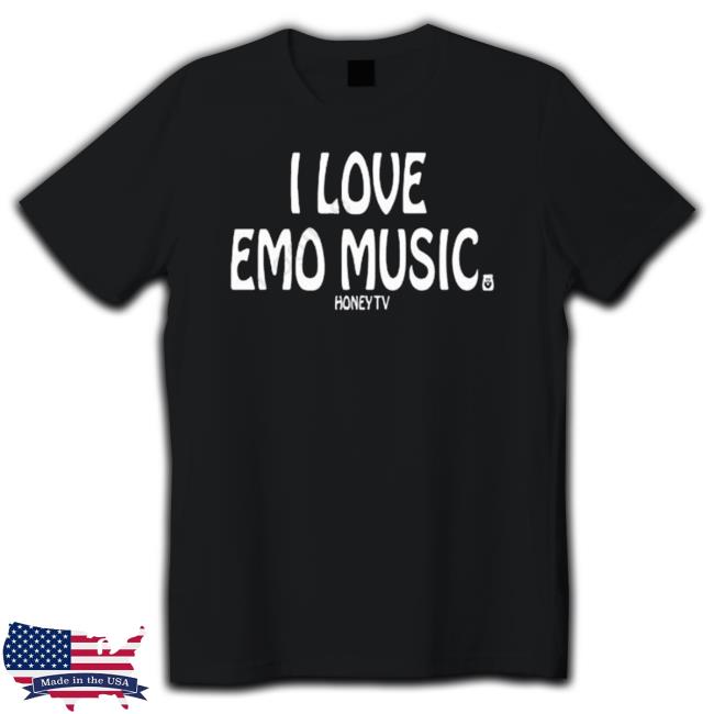 Official I Love Emo Music Iwantmyhoney Crewneck Sweatshirt