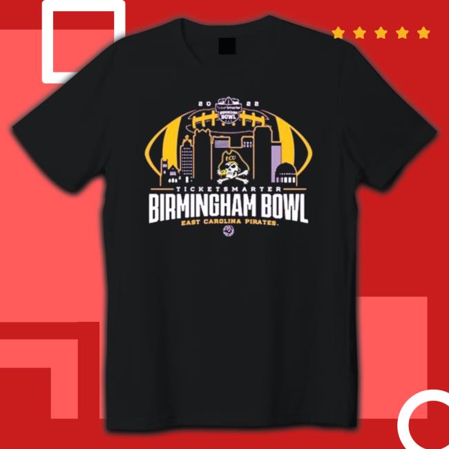 East Carolina Pirates 2022 Birmingham Bowl Tee
