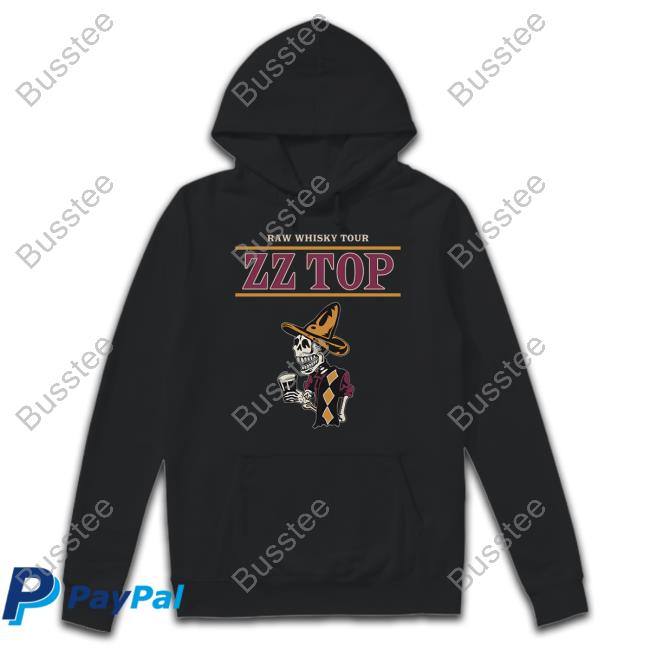 Raw Whisky Tour Zz Top Long Sleeve Tee