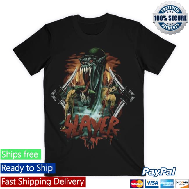 Official Slayer Merch Store Slayer Soldier Feast Hoodie Sweatshirt Slayer Shop