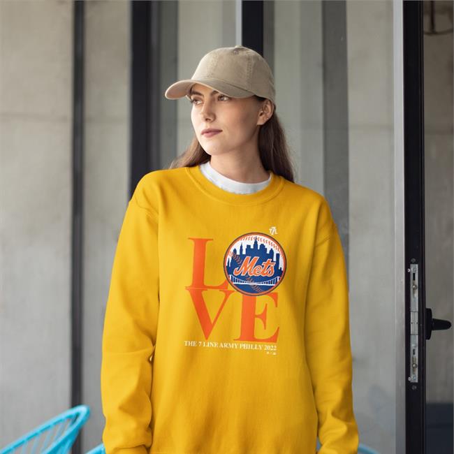 Love Mets The 7 Line Army Philly 2022 Tee