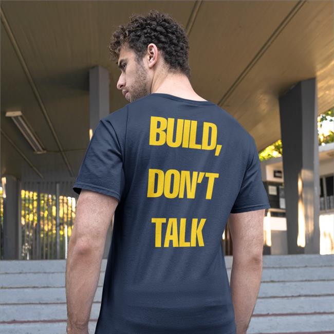Raj Shamani Build Don't Talk Shirts Black